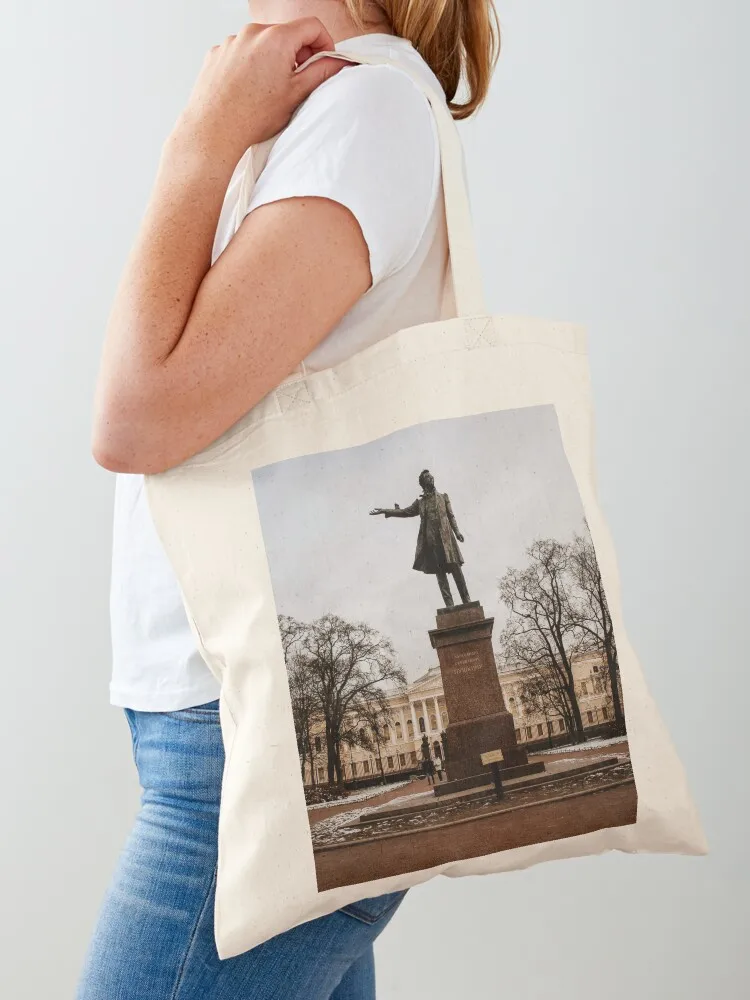 

Pushkin I Tote Bag hand bags tote bag canvas large tote bag Woman shopper