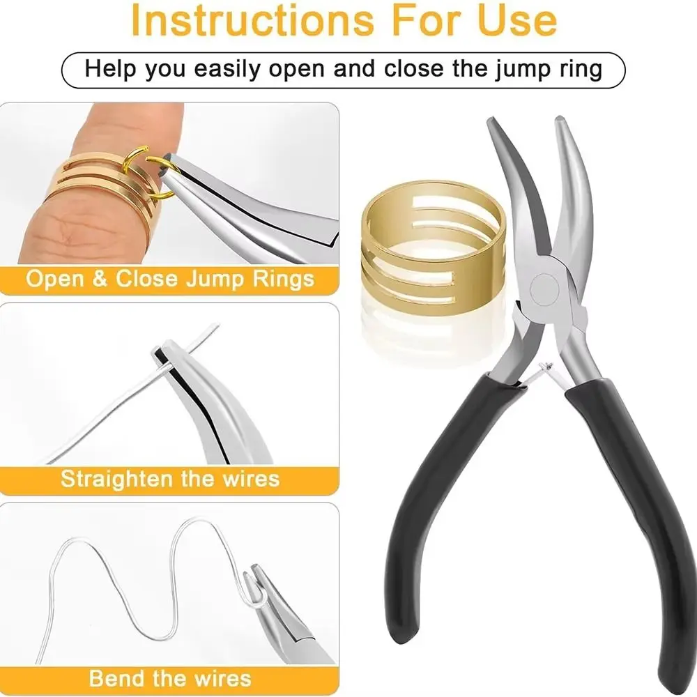 

12 Grids Jewelry Findings Set Open Jump Rings Lobster Claw Clasp Jewelry Accessories Set DIY Handmade Jewelry Repair Kit
