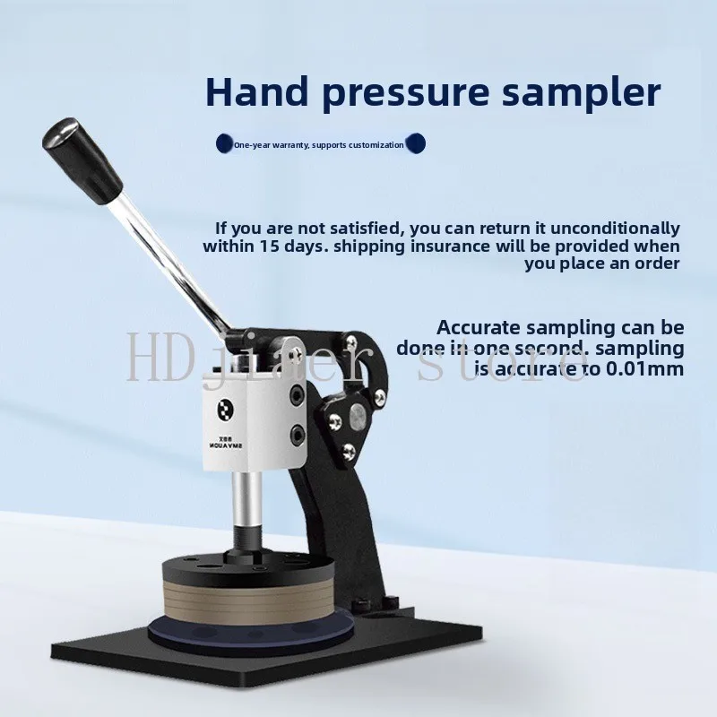 

Manual Round Disc Sampling Machine Hand Press Specimen Cutter For Textile Paper Board Cloth