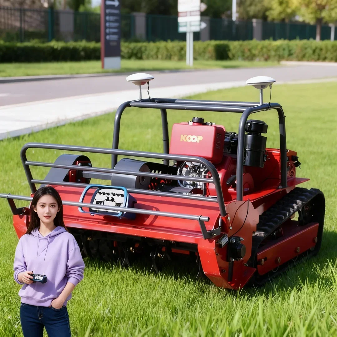Customized Multifunction Smart Flail Lawn Mower - GPS High-power Engine Robot with 800-1200mm Cutting Range