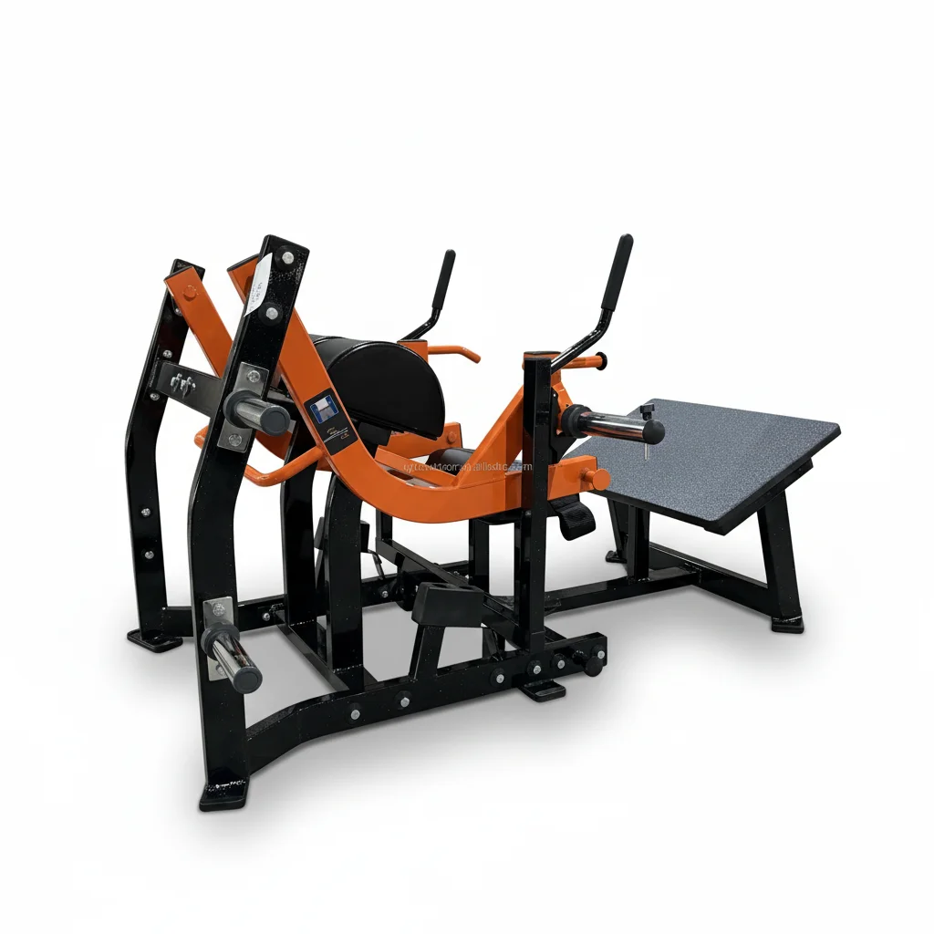 Commercial Fitness Hip Thrust Trainer High-Stability Plate Loaded Glute Strengthen Machine for Bodybuilding