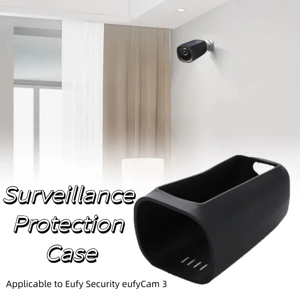 Waterproof Silicone Case Lightweight Soft Protective Cover Durable Anti-Scratch Protective for Eufy Security S330