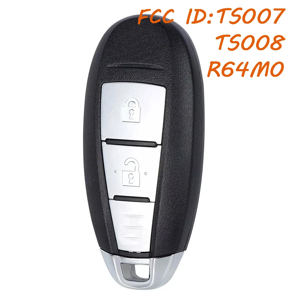 

KEYECU R64M0 TS007 TS008 ID46/ ID47 Chip Remote Key Fob for Suzuki Swift SX4 Vitara 2010-2019 2013DJ1464 37172-54P01 37172-54P02