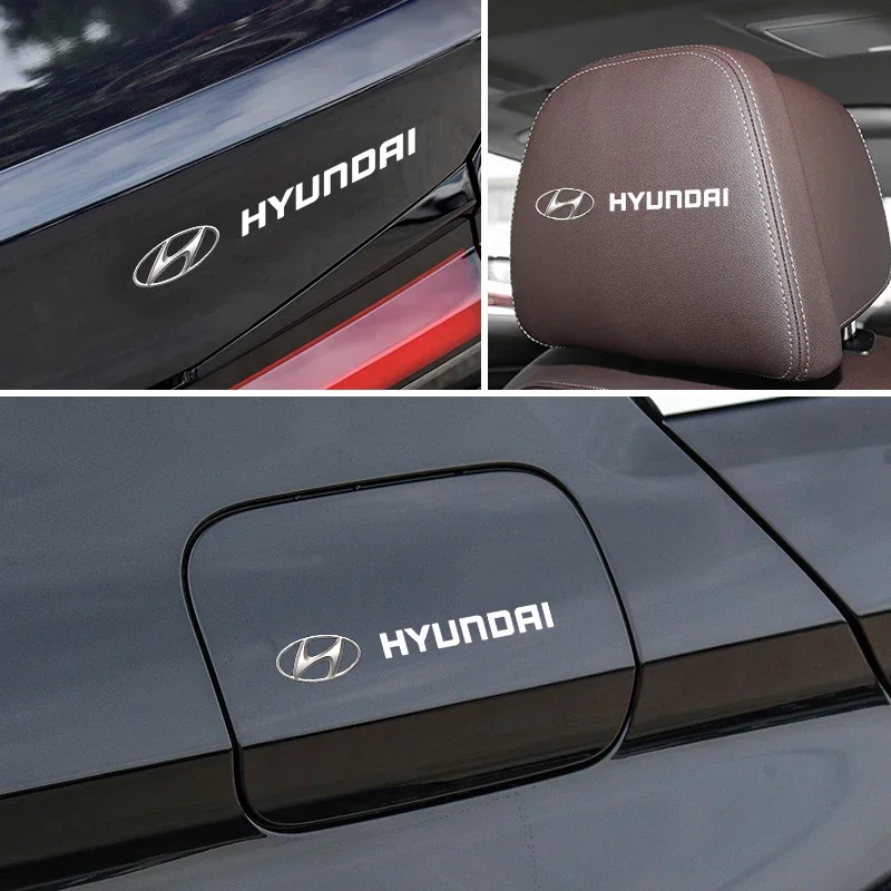 ملصقات شعار السيارة الجسم الجانب نافذة الباب الجذع الشارات الخارجي ديكو لشركة هيونداي أكسنت إلنترا Gdi I10 I20 I30 I40 Ix20 Ix35