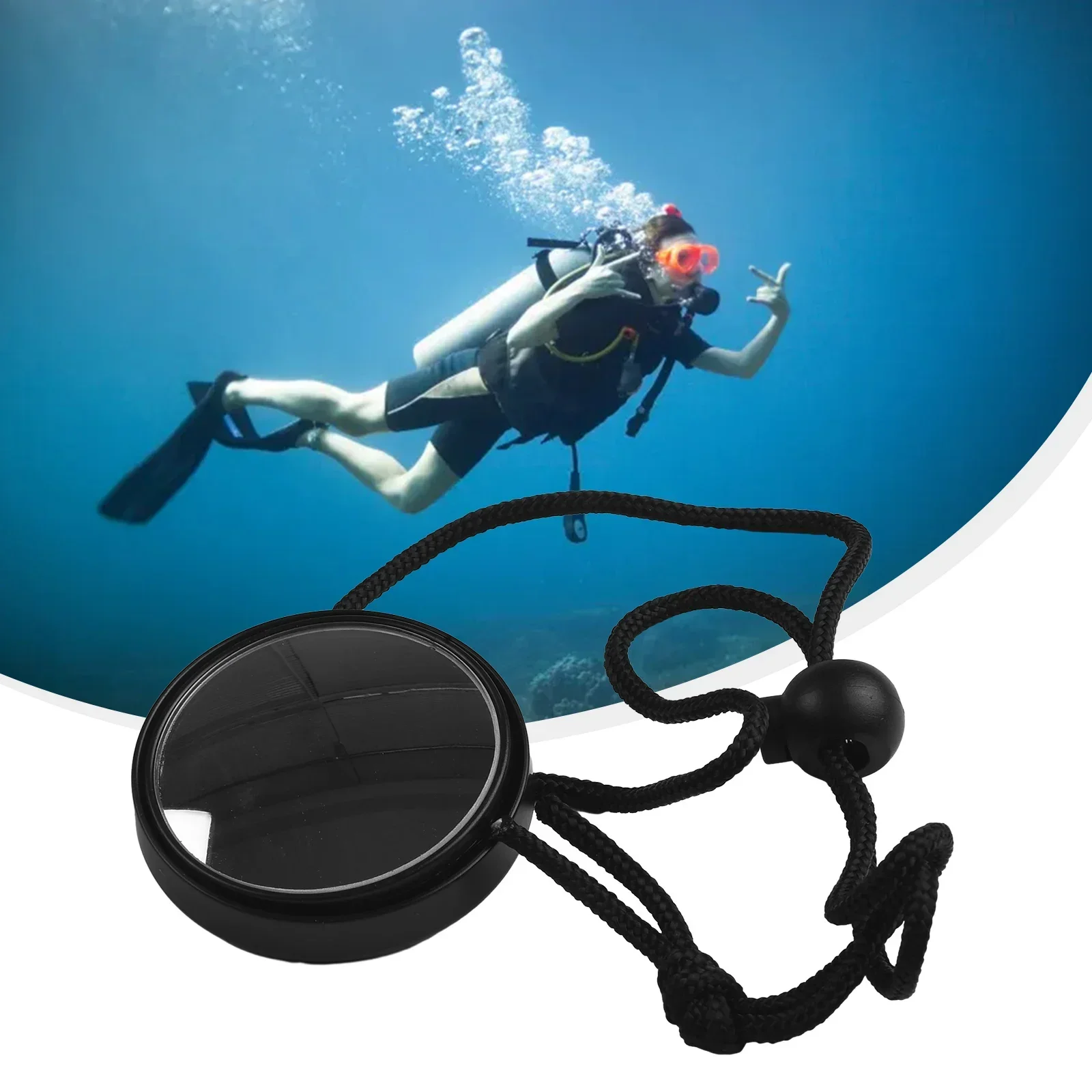 

Water Sports Diving Rearview Mirror Accessories Dive Safety For Dive BCD Side Hanging Underwater° Scuba Snorkeling