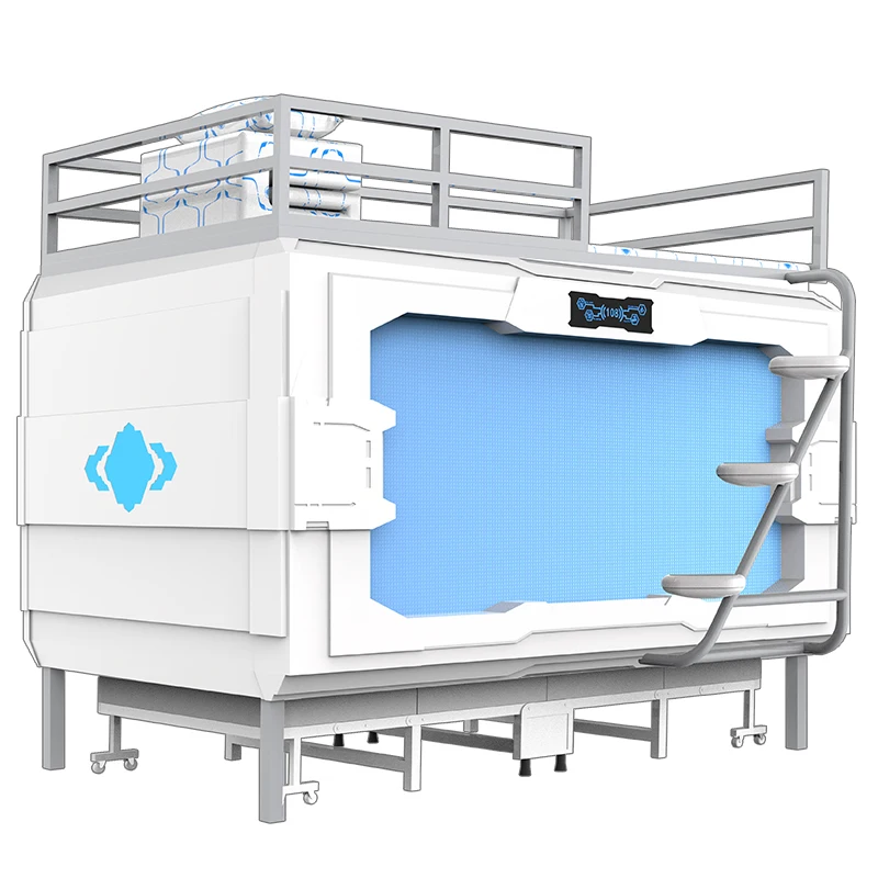 

Family Triple Double Capsule Sleeping Cabin Bed Spacecraft Cabin Bunk Bed Household Commercial