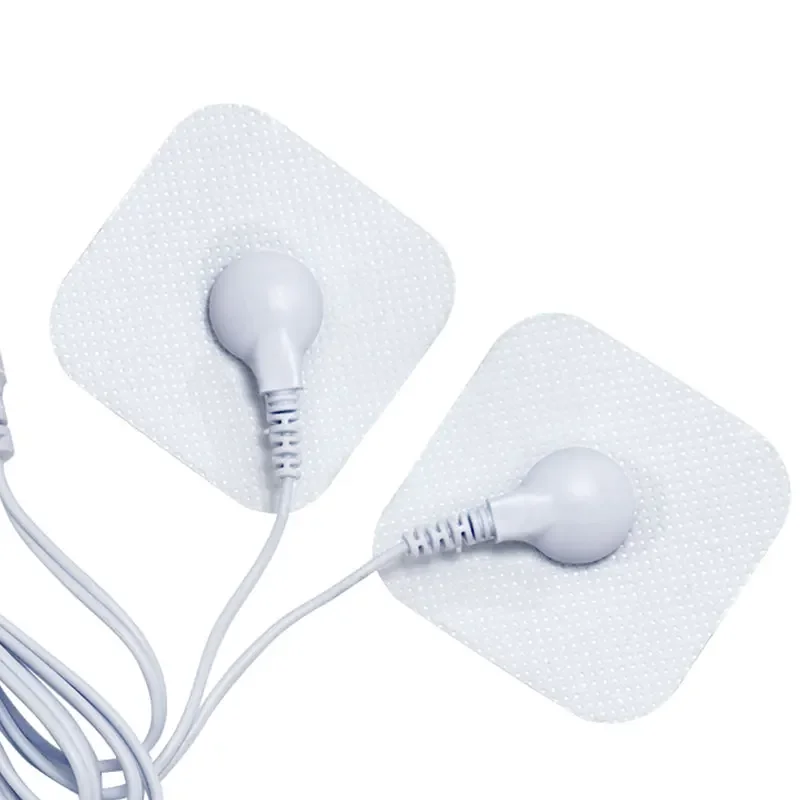 2 Way 2.35mm Plug Electrode Wire for Electrode Pads Tens Unit EMS Massager Electrical Muscle Stimulator Electrode Cable Line