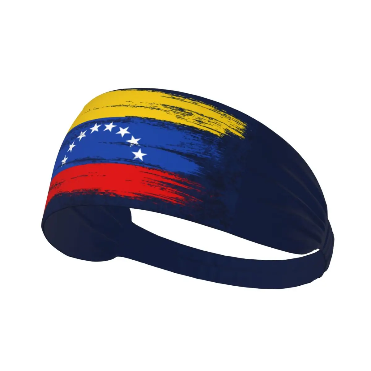 Venezuela Grunge Flag Elastic Hair Band Yoga Headband Makeup Hair Hoop Headwrap