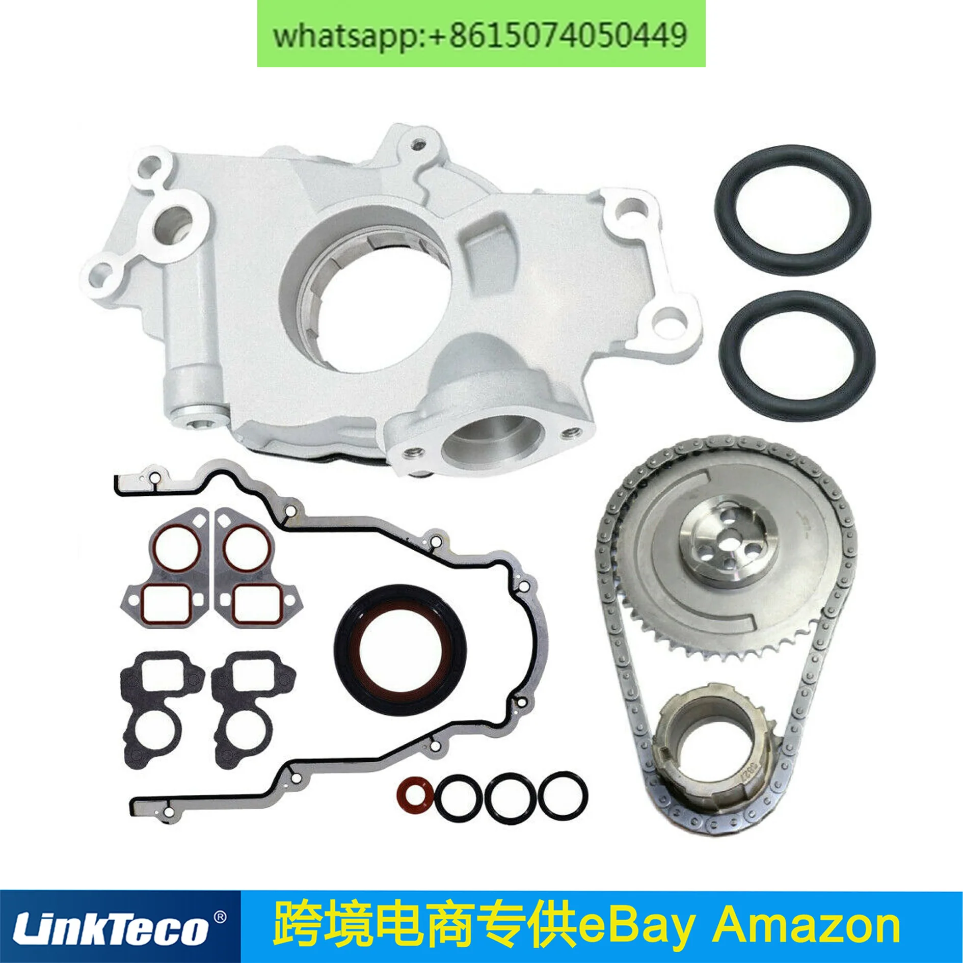 M295 Oil Pump + Timing Chain + Gasket GM 4.8L-6.0L