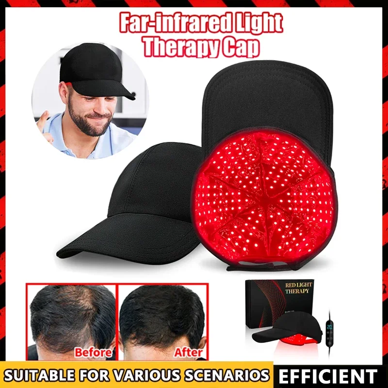 

Red Light Therapy Device Hat Near Infrared 180LED Treatment Helmet for Hair Growth Cap Prevant Loss Head Relaxation Relief Scalp