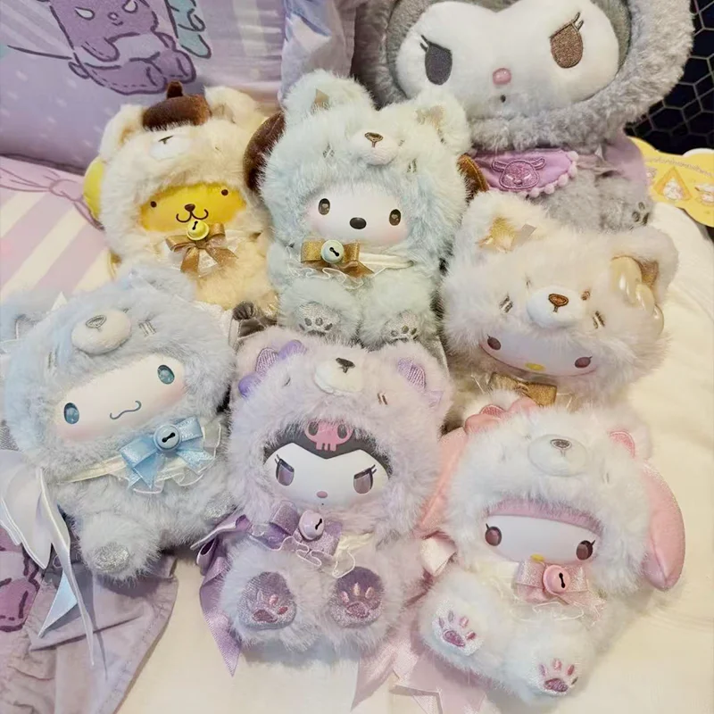 กล่องสุ่มฟิกเกอร์แท้ Sanrio Fox Island Kuromi น่ารัก สไตล์คาวาอี้ ตัวละคร Hello Kitty My Melody ของสะสมอนิเมะ ตุ๊กตา ของตกแต่งกระเป๋า ของขวัญสำหรับเด็กผู้หญิง