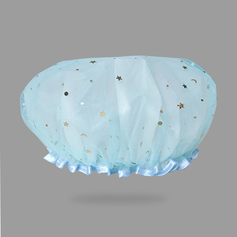 Luxury Women's Reusable Shower Cap Bonnet