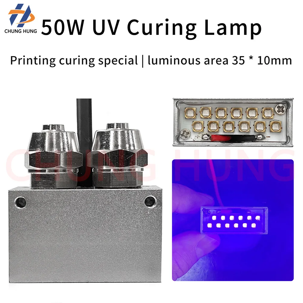 Water-Cooled UV LED Curing Lamp, Modified UV Ink Curing Light for Epson R1390 L1800 XP600 TX800 UV Flatbed Printer