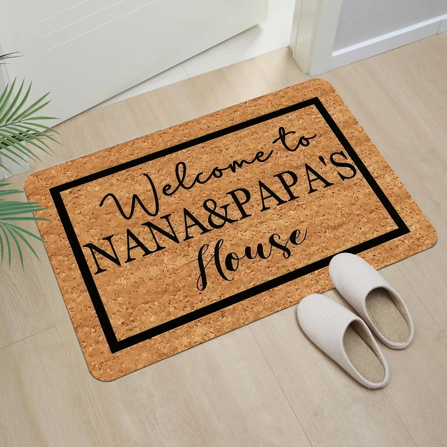 Funny Welcome Rug,Dirt Resistant Anti-slip, Indoor Outdoor Entrance , Suitable For Living Room  Bathroom Kitchen, Home Decor