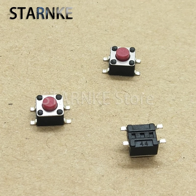 100PCS 4.5*4.5*3.8 SMD 4Pins Tactile Tact Switch Push Button Micro Switch 4.5X4.5X3.8MM 4Pins