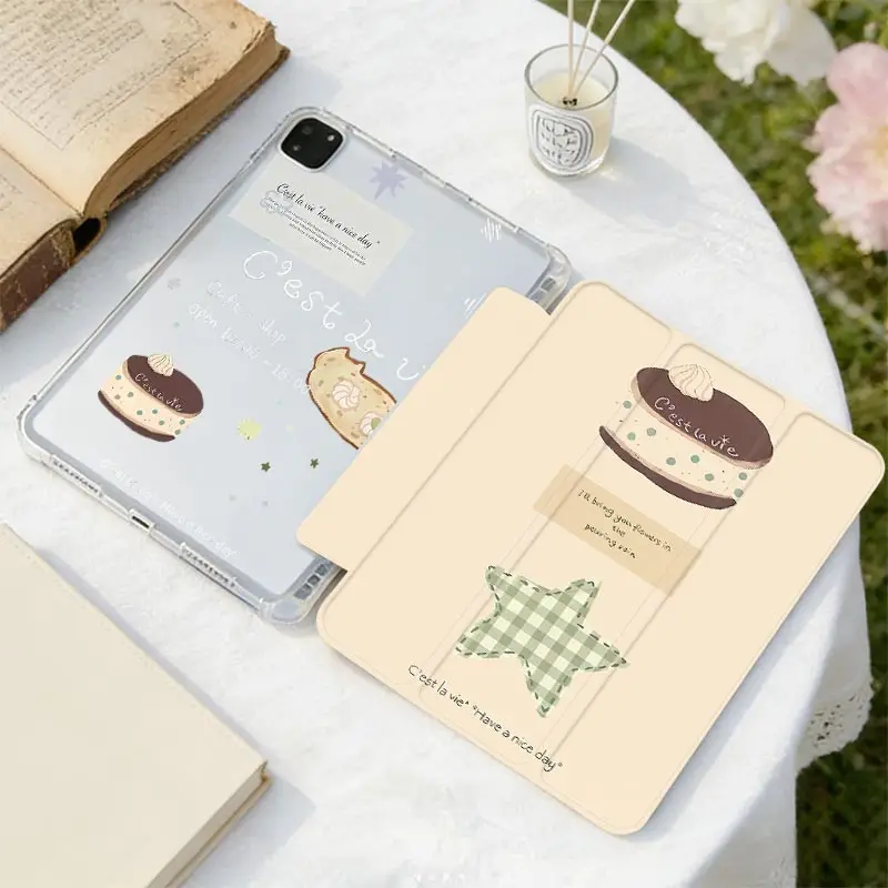 Tri-fold Protective Case For Samsung Tab S7 S8 S9 11 Tab S6 Lite 10.4 inch Samsung S10 S9 12.4 inch Tab A11 A9 8.7" Plus 11" A8