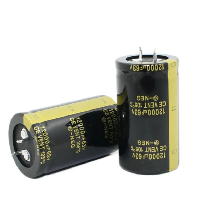 2-5PCS/Lot 63V12000UF 30X50  Aluminum Electrolytic Capacitor Full Voltage High Quality Capacitor