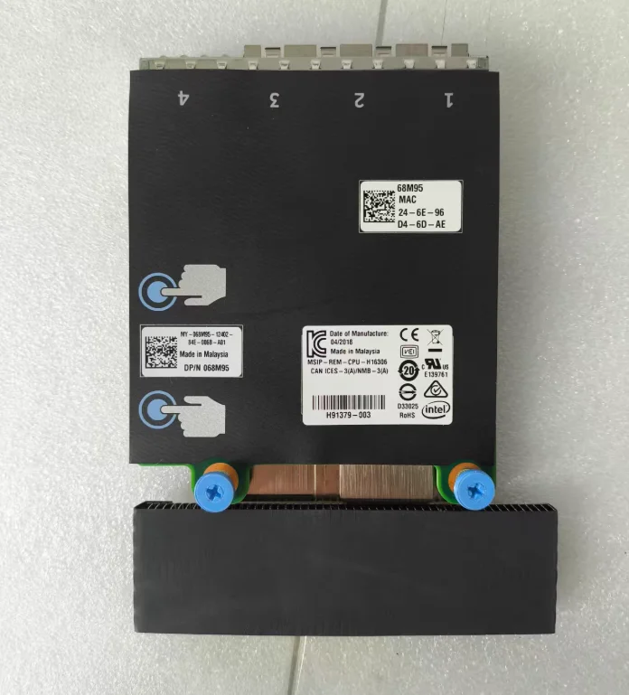 

For X710-DA4 68M95 068M95 embedded four port fiber optic network card sub card