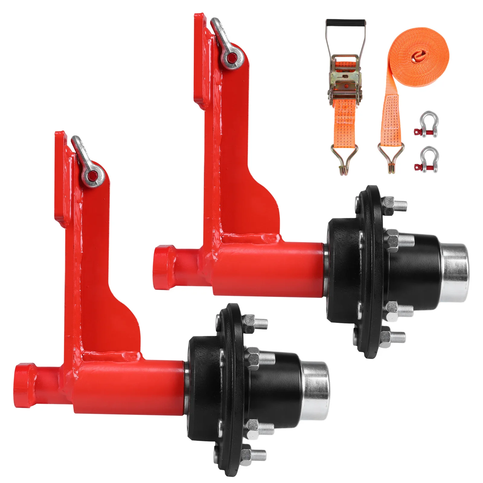 

2Pack Shipping Container Hub and Spindle Kit with Ratchet Tie 22000LBS Capacity for Moving 20ft-40ft Empty Containers