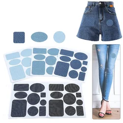 Denim Patches Self Adhesive Jean Patches for Jeans Inside and Outside Clothing Hole Repairing & Decoration (Denim-Self Adhesive)