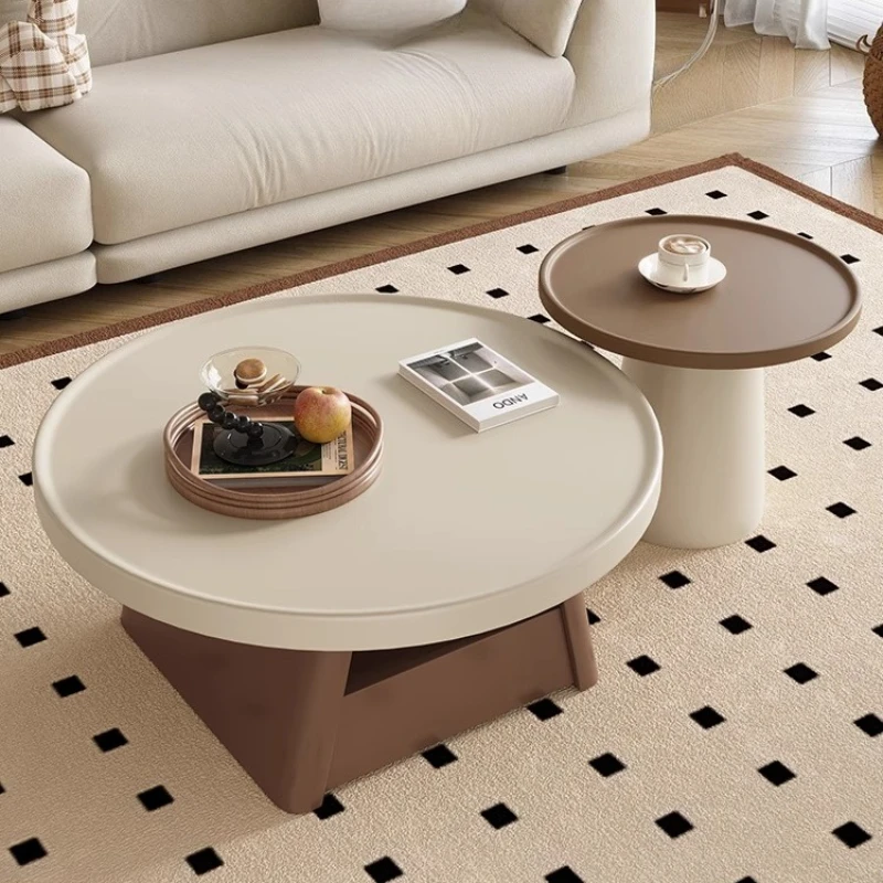 

Round Dinning Coffee Tables Modern Luxury Display Minimalist Coffee Tables Living Room Books Mesa Auxiliar Salon Home Furniture