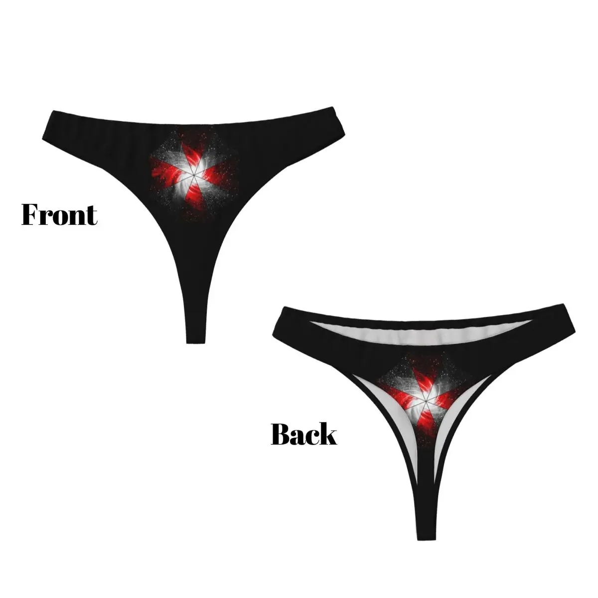 Calcinha g-string personalizada com guarda-chuva, sexy, respirável, feminina, estiramento, roupa íntima confortável