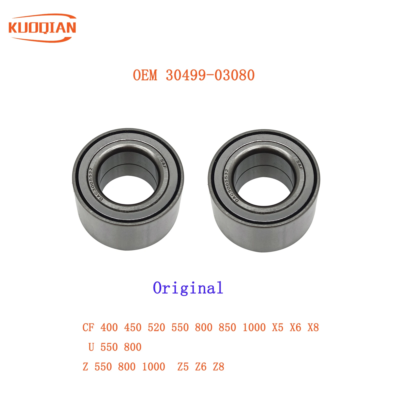 

Original BEARING HUB DAC3055W FOR CF 500 600 800 OEM 30499-03080-WGC DAC3055W