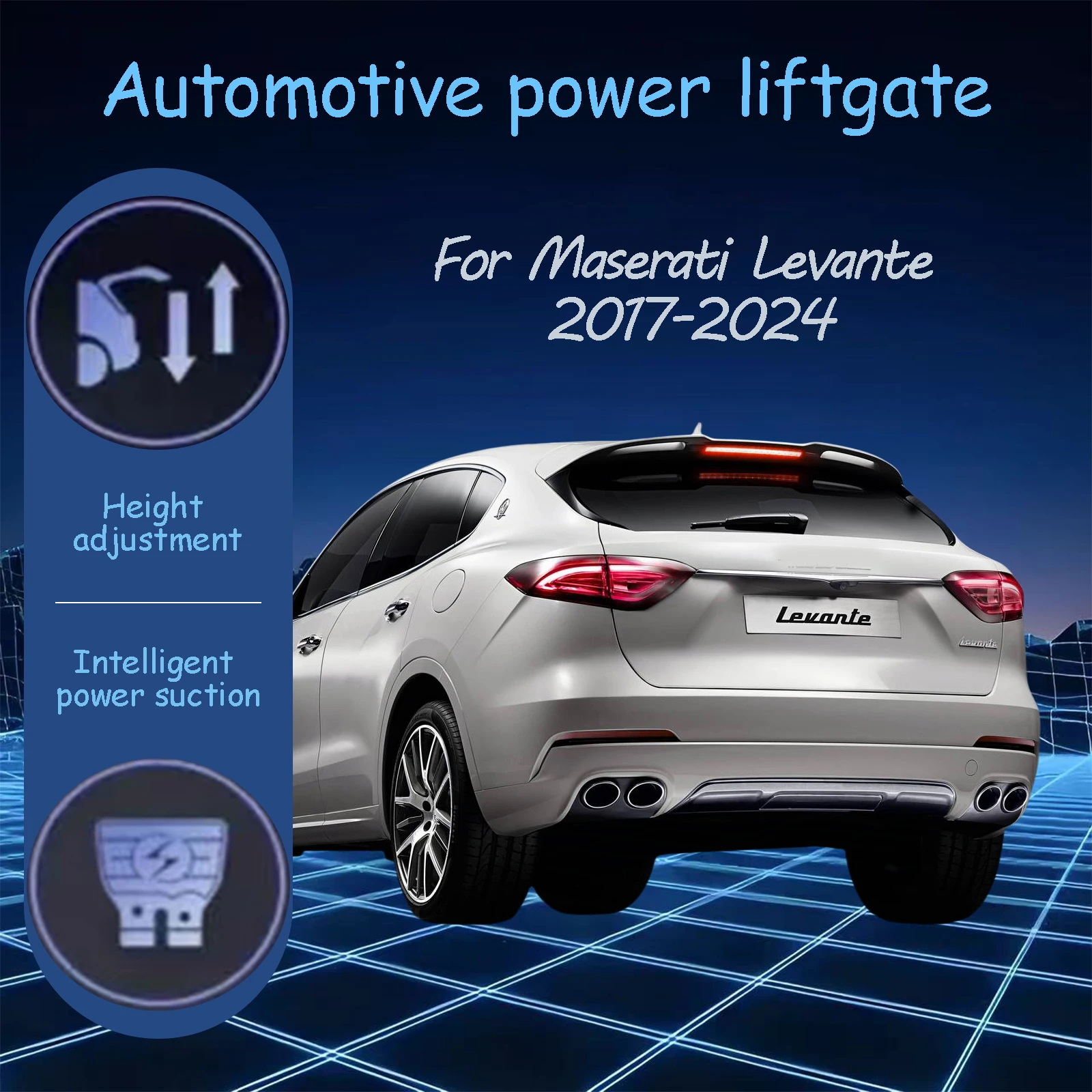 

For Maserati Levante 2017–2024 Electric tailgate automatic suction locks suitable Trunk modification system