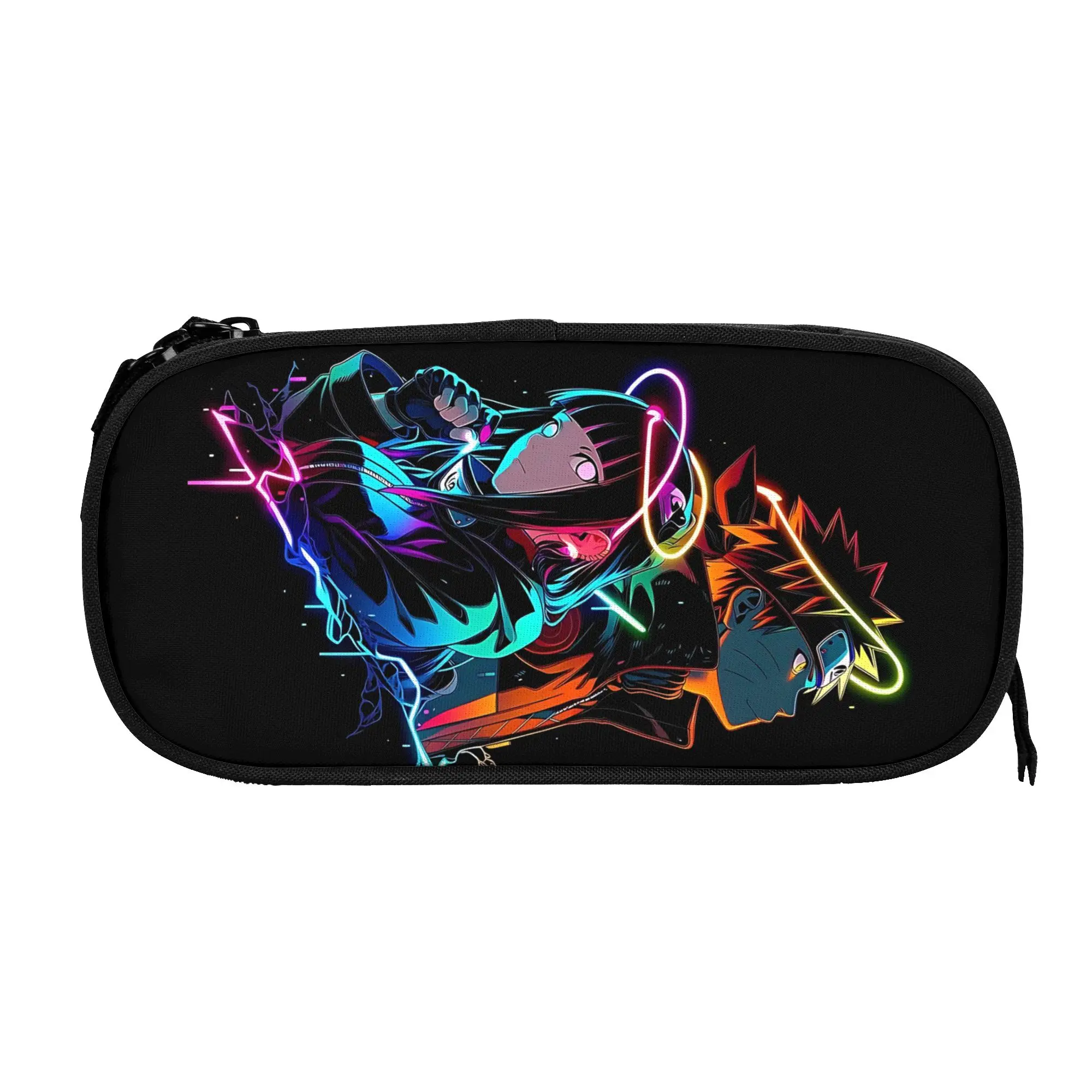 Custom Naruto Anime Theme Large Capacity Bags for Child  School Pencil Bag for Boys Gilrs Kids