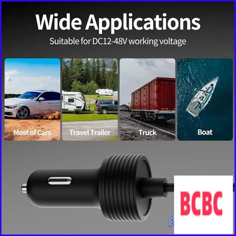 

BB-Starlink Mini 3 In 1 DC Power Cable 10FT Cigaretter Plug And DC Male Power Cable Cord For Starlink Mini