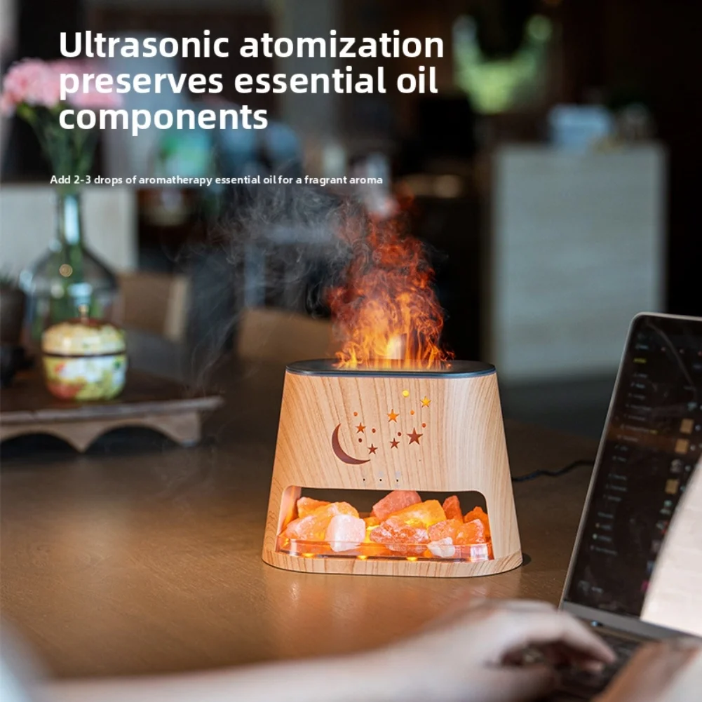 Customizable Timer Humidifier Indoor Humidifier Aromatherapy Lamp Calming Ambiance Customizable Timer Dual Functionality