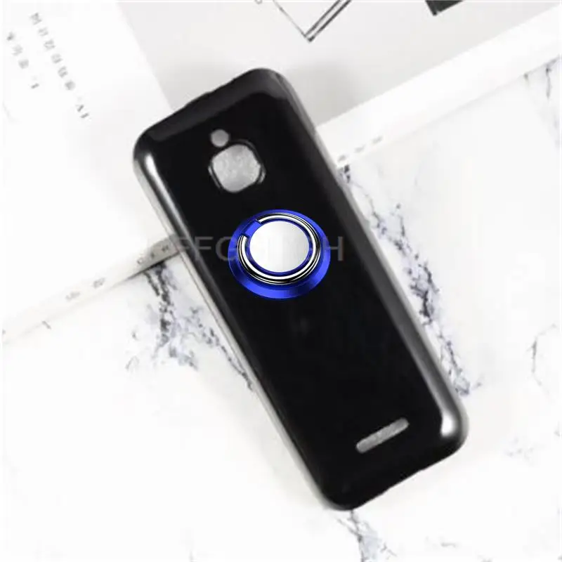 For Nokia 6300 4G TA-1294 TA-1291 1287 TA-1286 Back Ring Holder Bracket TPU Soft Silicone Phone protect Case Anti falling shell