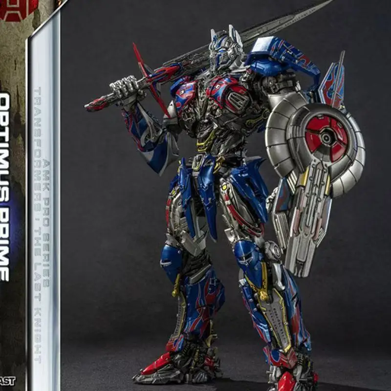 

In Stock YOLOPARK Transformation: The Last Knight AMK PRO Series 20cm Optimus Prime Metal Model Kit Action Figure Toy Gift