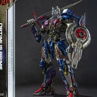 In Stock YOLOPARK Transformation: The Last Knight AMK PRO Series 20cm Optimus Prime Metal Model Kit Action Figure Toy Gift