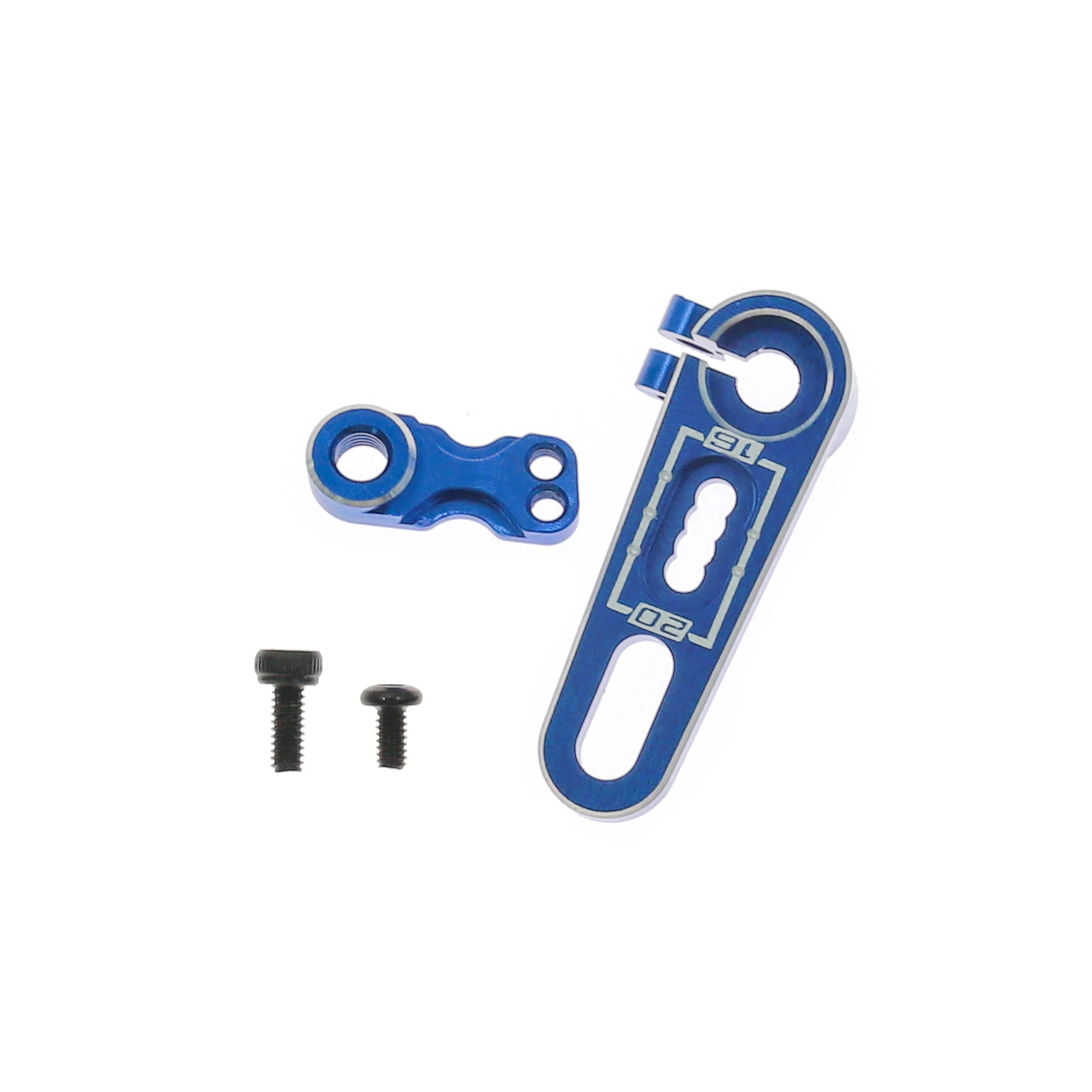 เซอร์โวมอเตอร์อลูมิเนียม 7075 ปรับได้ 25T 15.5-20 มม. สำหรับรถ RC SCX10 TRX4 อะไหล่เซอร์โวมอเตอร์เครื่องบิน