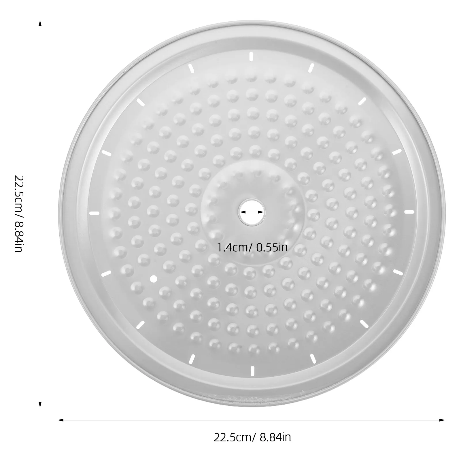 Pressure Cooker Inner Lid Plate Replacement Inner Lid Gasket Pressure Cooker Parts Repair Aluminum Seal Ring Fits 5-6L Models 3