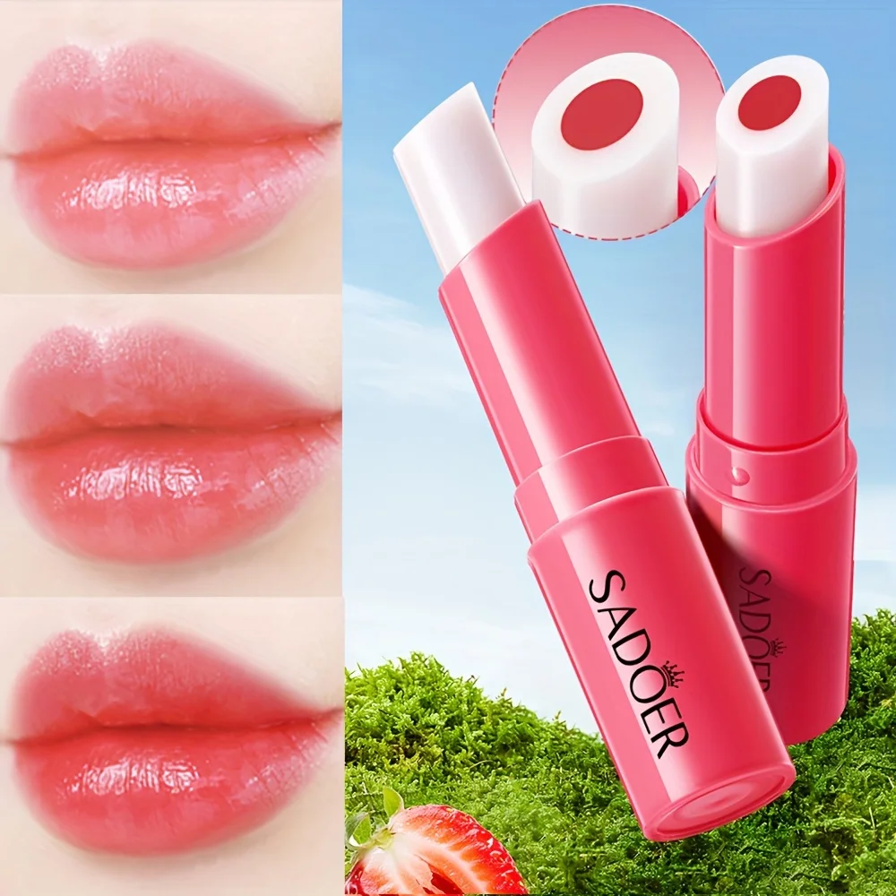 Strawberry-Filled Temperature-Changing Moisturizing Lip Balm 2.5g