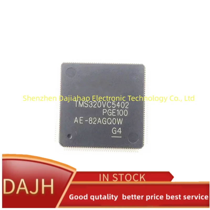1 ชิ้น/ล็อต TMS320VC5402PGE100 ดิจิตอลโปรเซสเซอร์สัญญาณ QFP-144 ชิป ic ในสต็อก