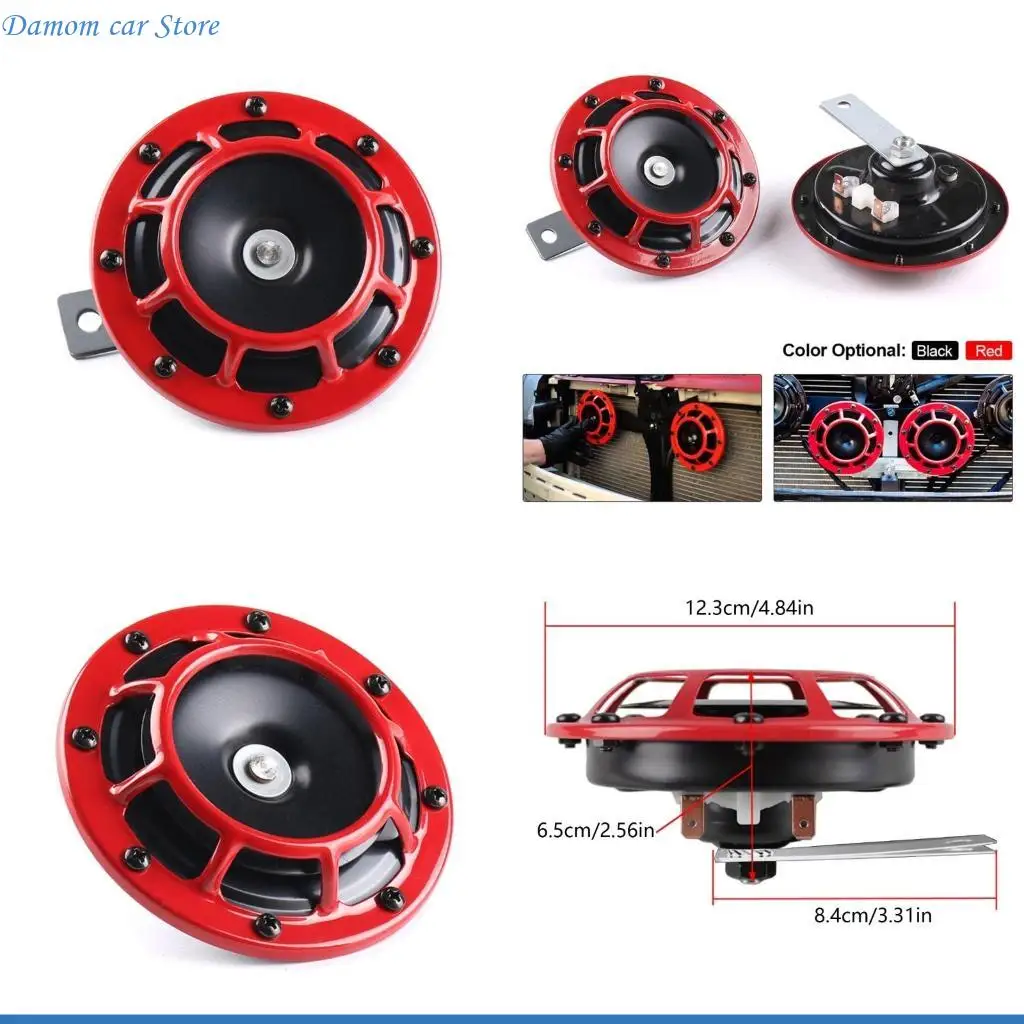 

A2UC Универсальный Громкий Автомобильный Рог 12 В Электрический Улиточный Поезд Рог Супер Громкие Водонепроницаемые Рожки Сирена