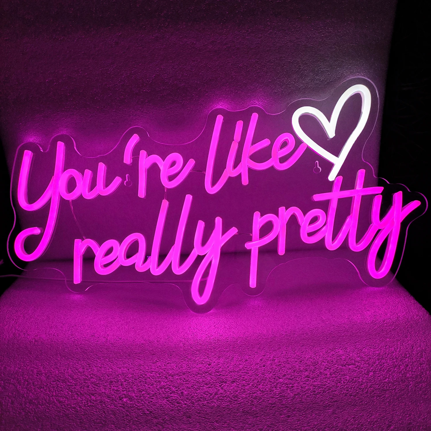 You're Like Really Pretty Neon Led Light Wedding Decoration Aesthetic Room Bedroom Apartment Hotel Art Vibe Wall Decor Neon Gift