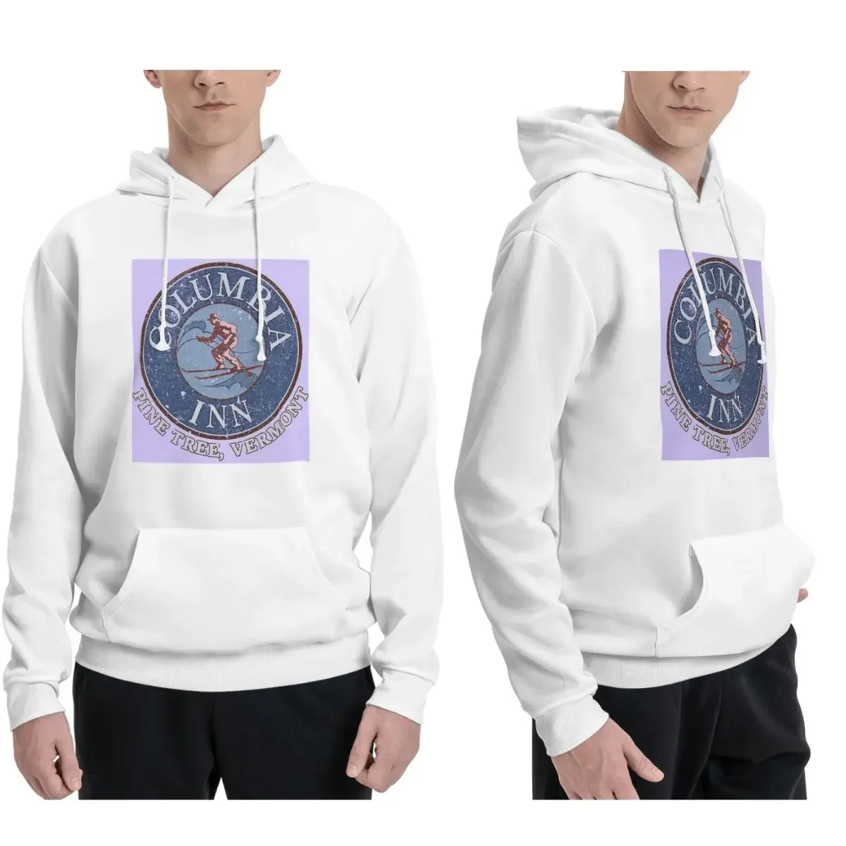 Толстовки Columbia Inn, Pine Tree Vermont, мужские и женские повседневные пуловеры, толстовки в стиле Харадзюку, уличная одежда с длинными рукавами, осень-зима