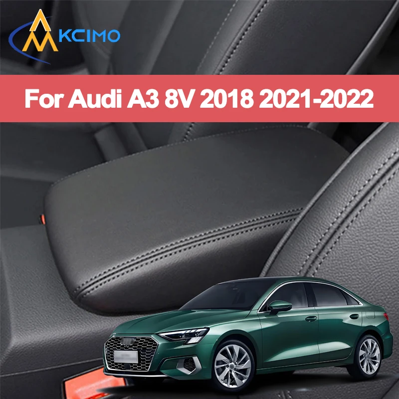 

Premium Microfiber Leather Armrest Cover for Audi A3 8V 2018 2021-2022 OEM Fit Anti Tear Thermal Insulation Car Protector