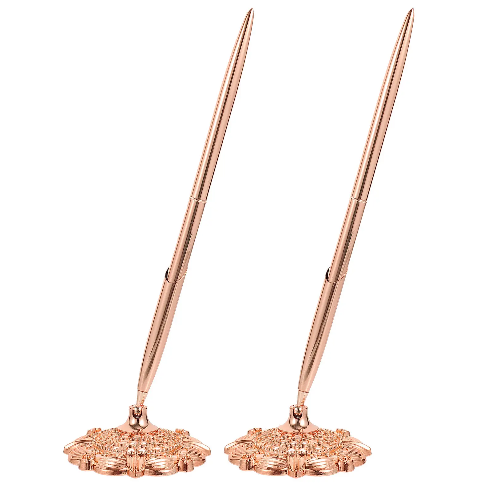 

Набор из 2 профессиональных металлических шариковых ручек для банков, отелей, конференц-залов. Элегантный инструмент для письма, деловой аксессуар.