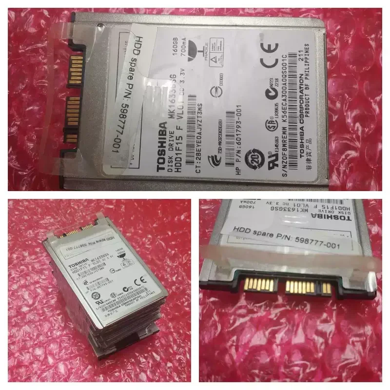 for Toshiba MK1633GSG 160GB 1.8 inch 5400RPM SATA Mechanical Hard Drive HDD MK1235GSL