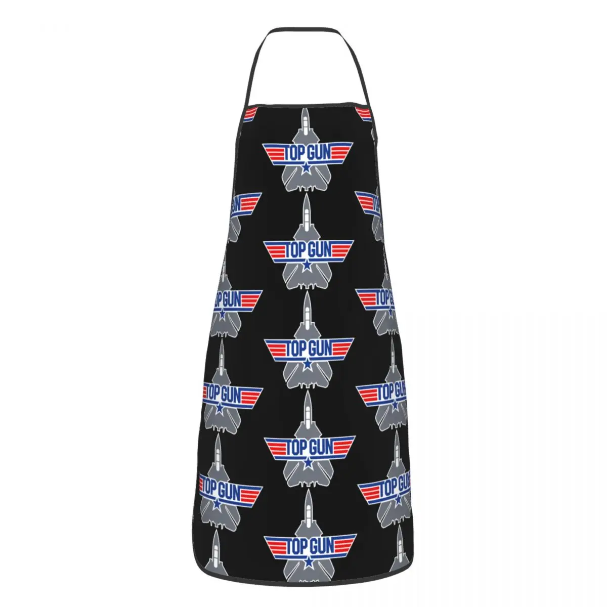 Custom Fighter Jets Top Gun Apron for Women Men Unisex Bib Maverick Film Cooking Kitchen Tablier Cuisine Chef Painting