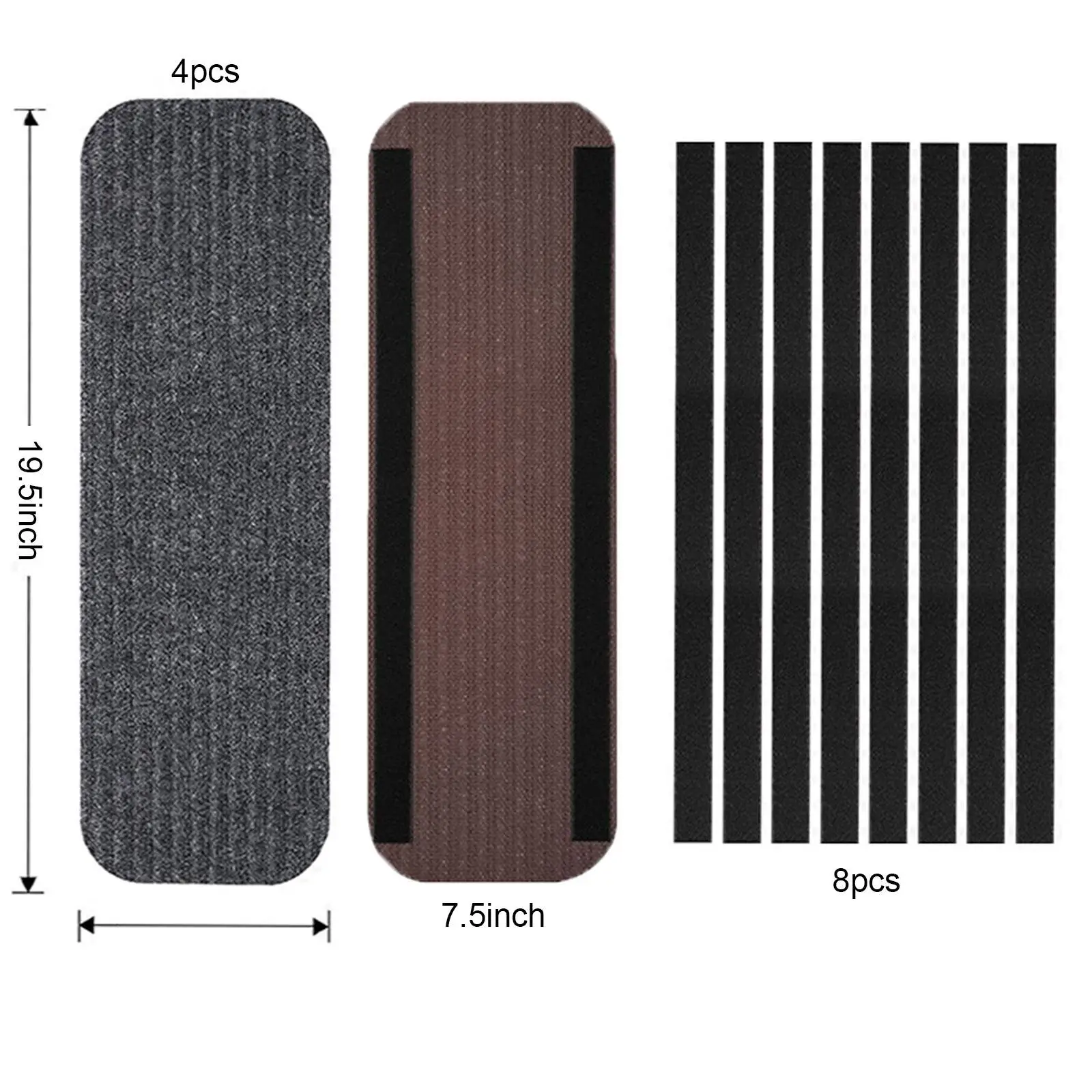 

4x RV Step Covers RV Step Carpet Travel Trailers Treads Camper Step Covers RV