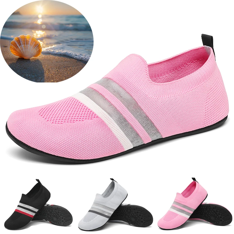 Quick Dry Water Shoes Rubber Sole Diving Shoes Unisex Beach Swimming Diving Socks Non-Slip Seaside Surfing Adult Kids Socks