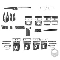 For Mazda 3 Axela 2010 2011 2012 2013 Mazdaspeed 3 Real Carbon Fiber Stickers Central Control Gear Car Interior Accessories