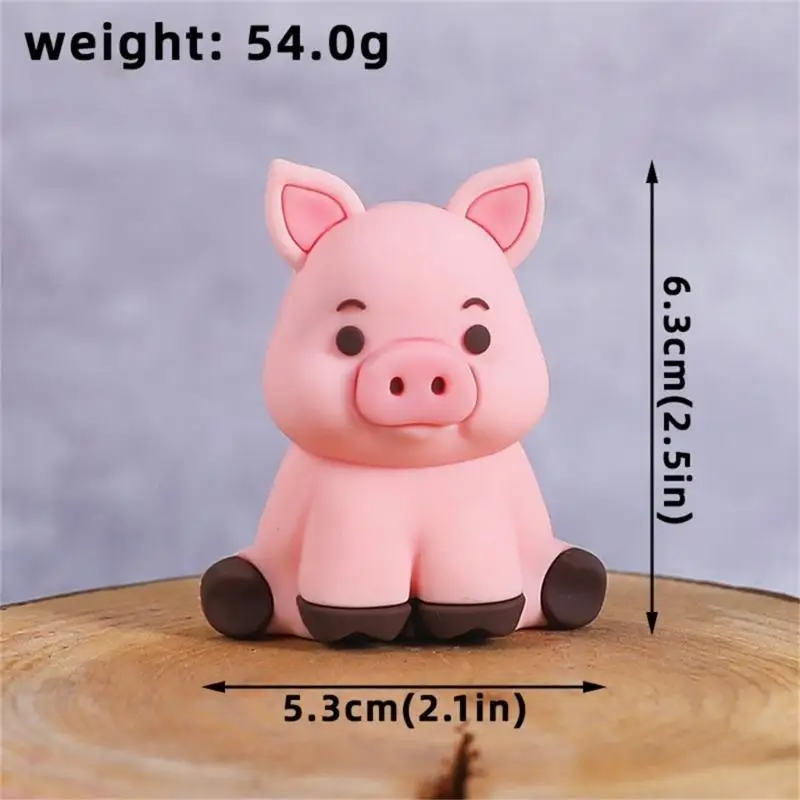 97QD Farm Series Cake Decoration تتميز بأرقام بطة دجاج الخنزير المربح للمواضيع الإبداعية للأطفال