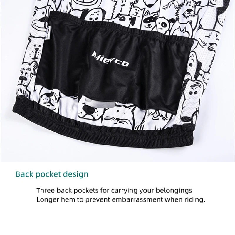 Vêtements de cyclisme chemisiers vtt chemise femme vêtements Jersey mode femme vêtements de cyclisme vélo de route été dessins animés sweat